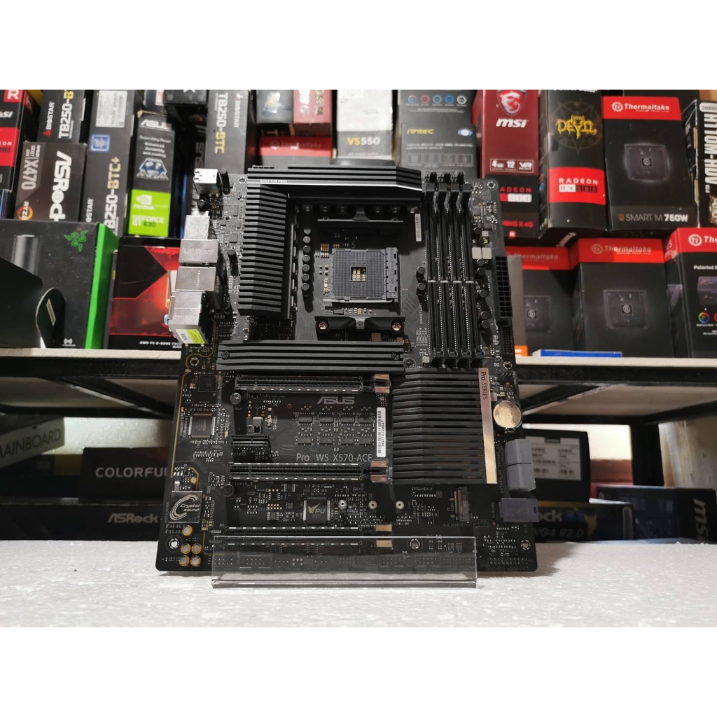 เมนบอร์ด (mainboard) ASUS PRO WS X570-ACE ( SOCKET AM4 ) 1 MONTH WARRANTY