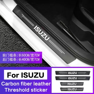 สติกเกอร์คาร์บอนไฟเบอร์ กันน้ำ คุณภาพสูง สำหรับประตูรถ FOR ISUZU D-Max MU-X X-Series Z-perstig Ertiga Karimun APV Ignis Edition SX4 S-Cross Baleno Mu7