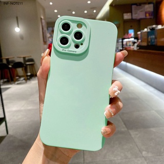 Infinix Note 11 11S 10 8i Pro NFC X697 สำหรับ Case TPU Simple Solid Color เคส เคสนิ่ม เคสโทรศัพท์ เคสมือถือ Shockproof Back Cover Protective Cases