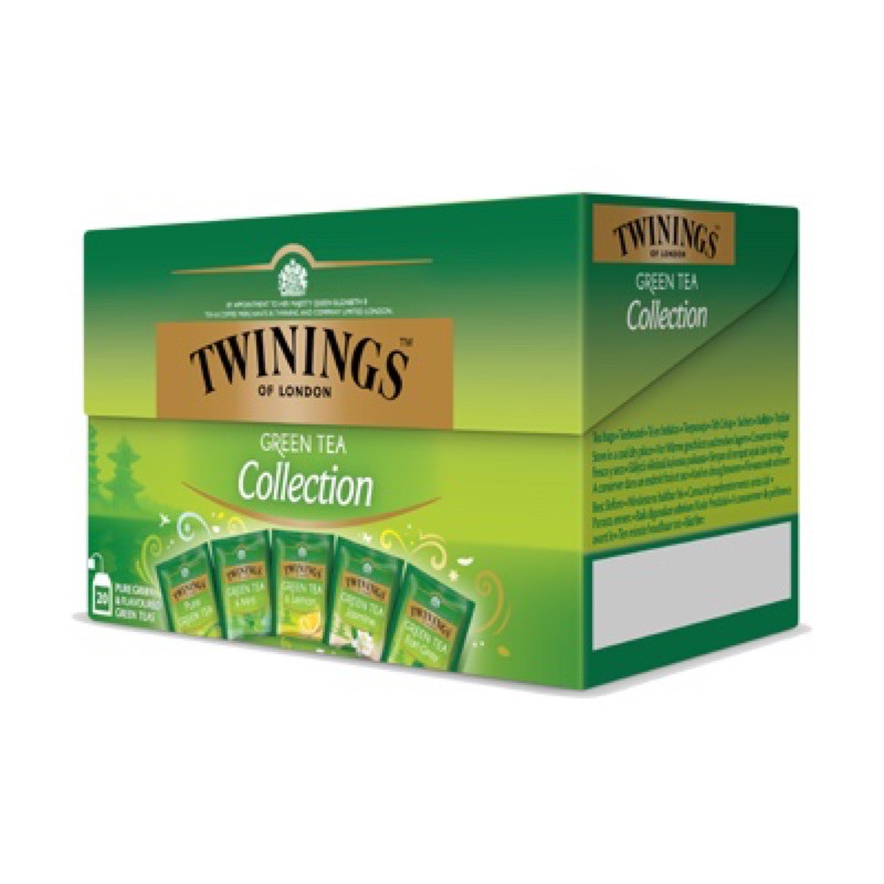 Twinings เซต Green Tea Collection (5รส 20ซอง)