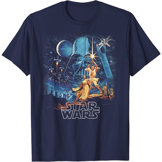 [COD]เสื้อยืด พิมพ์ลาย Star Wars A New Hope แฟชั่นพรีเมี่ยม สําหรับเด็กผู้ชาย และผู้หญิงS-5XL