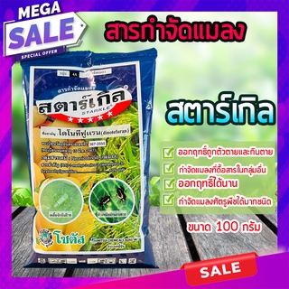 สตาร์เกิล🦗 (ไดโนทีฟูแรน)🐞 ขนาด 100 กรัม STARKLE กำจัดเพลี้ย กำจัดแมลง เพลี้ยแป้ง หนอน เพลี้ยไฟ แมลงหวี่ขาว  ด้วงหมัดผัก