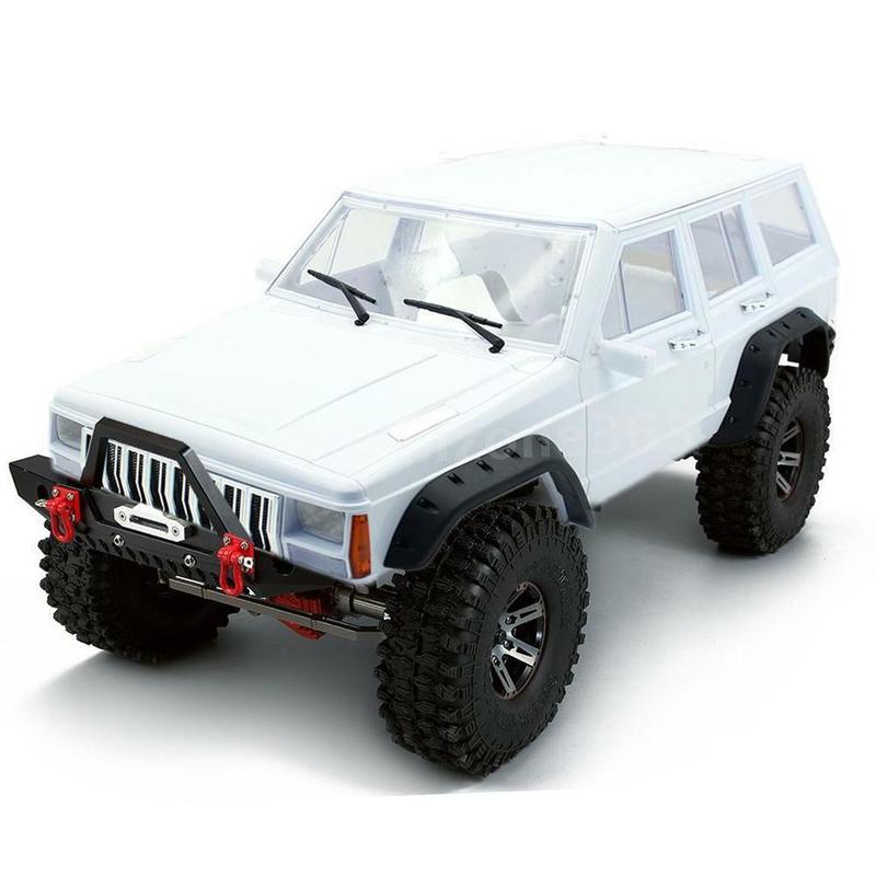 1:10 Hard พลาสติกชุด 275 มม.ฐานล้อ JEEP Cherokee XJ Unpainted DIY สําหรับ 1/10 RCCrawlerCarRC4WDD90D