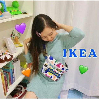 SALE กระเป๋าอิเกียลายดอกไม้ : IKEA Riya Brand 💜🌷🌼