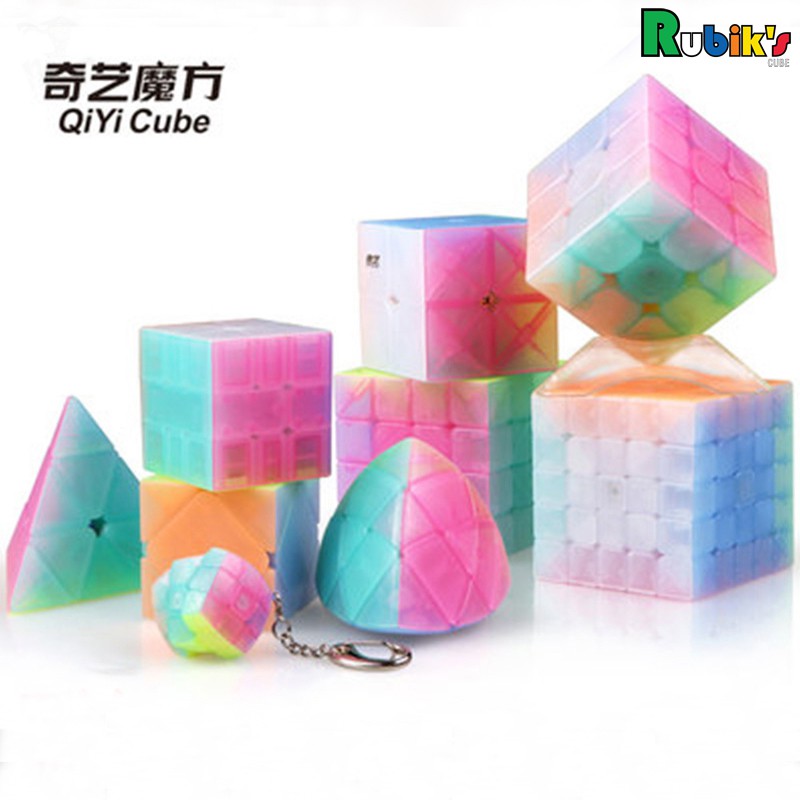QIYI รูบิค 2X2 3X3 4X4 5X5 Pyromid Magic Cube Rubiks Puzzle Rubix Educational Toy Rubik's Cube