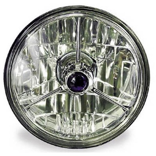 Tri-bar 5.75 Halogen Diamond Cut Headlight