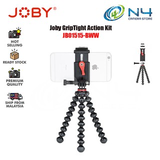 Joby GripTight GorillaPod ขาตั้งแอคชั่น พร้อมเมาท์ สําหรับสมาร์ทโฟน ( JB01515-BWW )