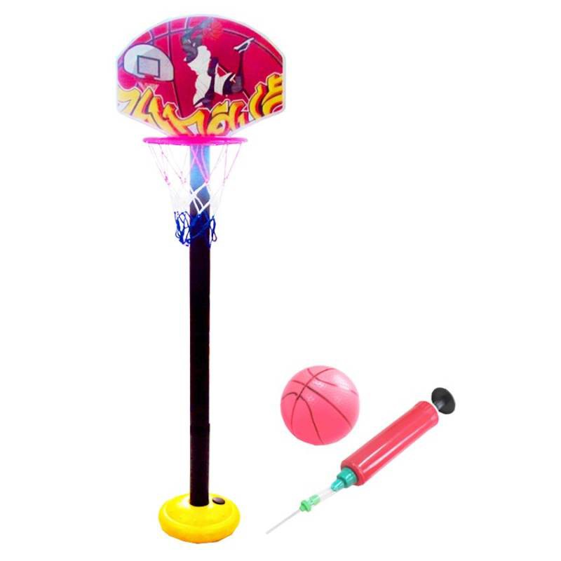 1.BBTOYSTH Play Us แป้นบาส+ลูกบอลพร้อมที่สูบ (กล่อง) รุ่น 777-417