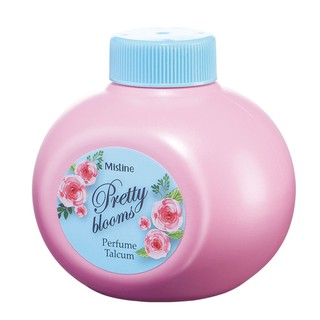 มิสทิน พริตตี้ บลูม เพอร์ฟูม ทัลคัม 100 กรัม MISTINE PRETTY BLOOMS (แป้งทาหน้า, แป้งทาตัว, แป้ง, แป้งหอม)