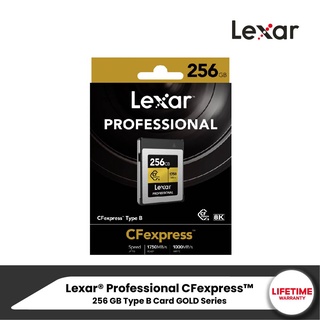 Lexar® Professional CFexpress™ Type B Card GOLD Series (ซีเอฟการ์ด) ความจุ 256 GB