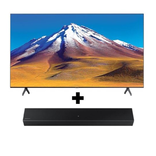 Samsung 55TU6900 Smart TV คู่ Soundbar HW-T420/XT (2.1 CH , 150 วัตต์)