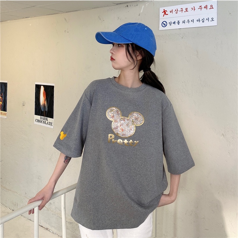 SUNSAY2020 ☀️เสื้อยืดลายการ์ตูนสุดตั้ลล้าค  🐬   สินค้ามาใหม่ ลุคสาวหวาน ลุคชิลๆสบายๆ ใส่แล้วแมทช์ง่ายเวอร์🦋