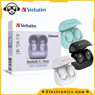 ทุกคำบลูทูธ 5.1 bean หูฟังไร้สายจริง tws หูฟังหูฟัง Verbatim  Bluetooth 5.1 Bean True Wireless Earphones TWS Earbuds  Headphones