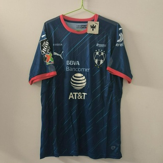 เสื้อกีฬาแขนสั้น ลายทีมชาติฟุตบอล Monterrey away Player Edition 18 19 ชุดเยือน สําหรับผู้ใหญ่