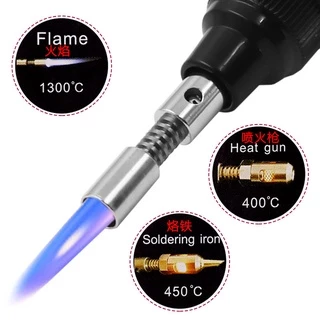 หัวแร้งเชื่อมบัดกรีแก๊สบิวเทน 1300 C แบบไร้สาย DIY