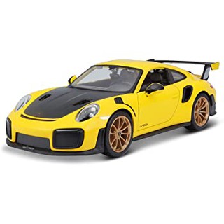 รถโมเดล สีสด สวย Maisto 31523 1:24 Porsche 911 GT2 RS ประตูเปิดได้