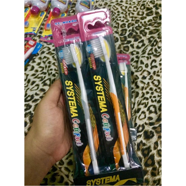 โล๊ะ ล้างสต๊อก!!! แปรงสีฟัน Systema Super Spiral Compact หัวแปรงขนาดเล็ก