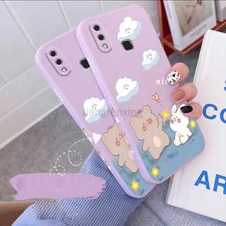 เคส vivo v9 v11 v11i y91 y91i y91c y1s เคสโทรศัพท์ ซิลิโคนเหลว นิ่ม ป้องกัน เรียบ ป้องกัน กันชน เคส