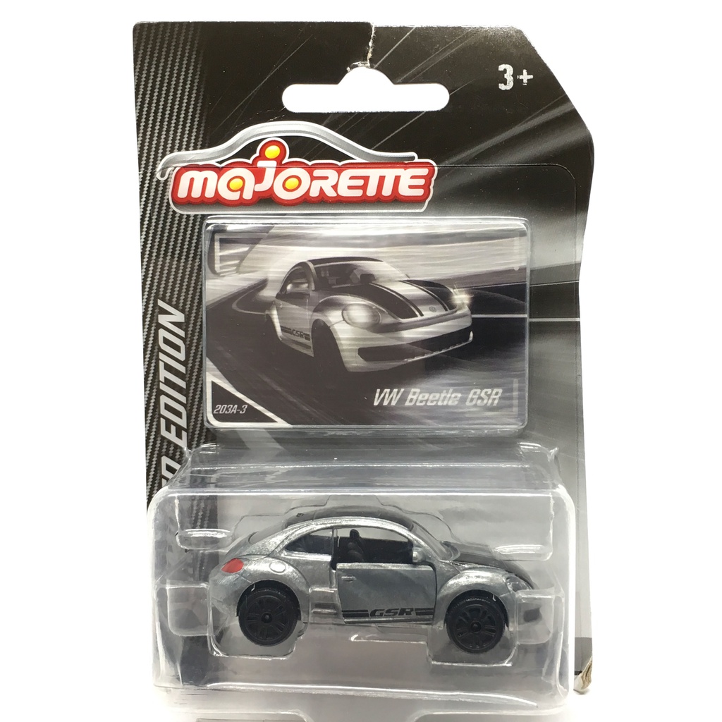 Majorette Volkswagen Beetle 2011- GSR - Zamak Series /Wheels D5SB /scale 1/60 (3 inches) Package wit