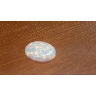 Opal lab -White Oval shape 16x18. Wt5.20cts