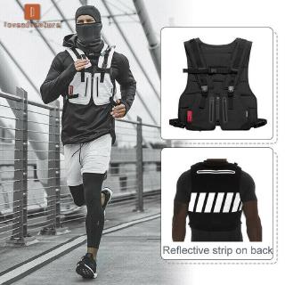 LV△ Multi-function Vest Outdoor Sports Fitness Men Protective Tops