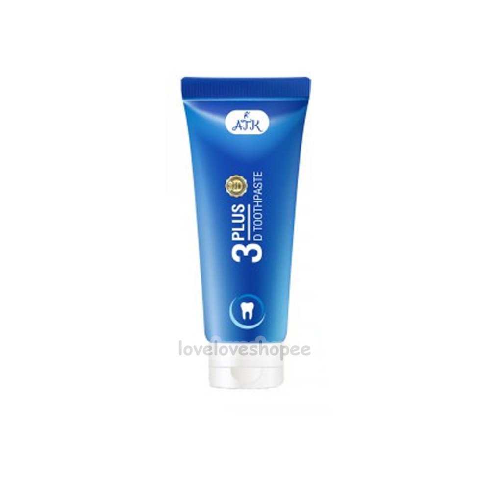 ยาสีฟัน3ดีพลัส โบกมือลากลิ่นปาก ยาสีฟัน3ดี ยาสีฟัน3D plus ยาสีฟัน 50กรัม ยาสีฟันทรีดีพลัส