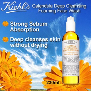 kiehls calendula foaming face wash 230mlเคาเตอน์