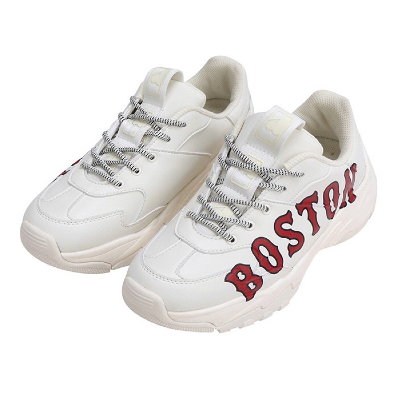 MLB รองเท้าผ้าใบ BIG BALL CHUNKY P SNEAKER 32SHC2011 43I  BOSTON RED SOX IVORY