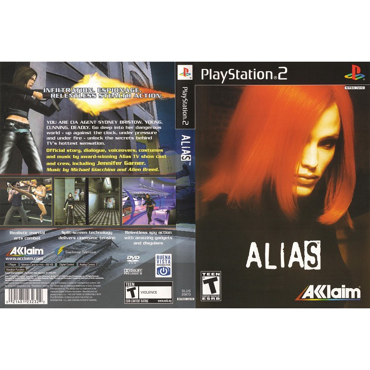 ALIAS [PS2 US : DVD5 1 Disc]