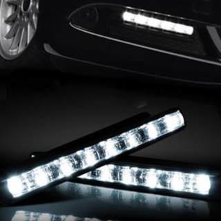 ไฟ LED Daytime Running Lights ติดรถยนต์ ติดแน่น กินไฟน้อย #CL001