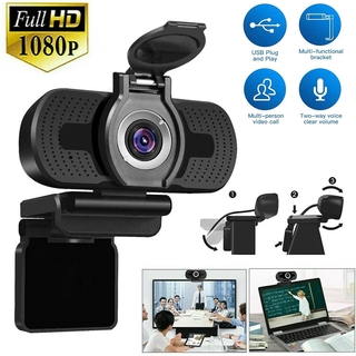 กล้องwebcam 1080 P Hd 4k Wide Angle Usb พร้อมไมโครโฟนสําหรับคอมพิวเตอร์ Pc Laptop