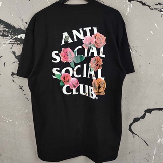 สุดยอดไฟ เสื้อสตรีทสกรีนเท่ๆ ลาย Anti social social club ผ้า Cotton 100% แฟชั่น