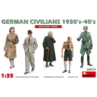 MiniArt 1/35 MI 38015 GERMAN CIVILIANS 1930s-40s