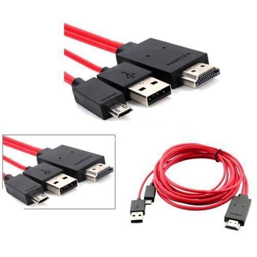 MHL Micro USB to HDMI 1080P HD สายแปลง MHL to HDTV Cable Adapter For Samsung Galaxy S3/4/5 Note 2/3/4