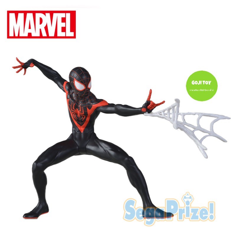 (ของแท้) SEGA MARVEL COMICS 80th Anniversary Spiderman Super Premium Figure “Miles Morales” Midel Figure โมเดล ฟิกเกอร์