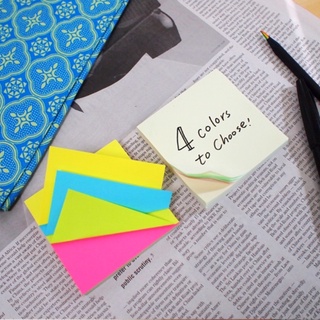 Post it กระดาษโน๊ตมีกาว รุ่นสลับสี 4 สี Alternate Notes STICKN 1 ชิ้น