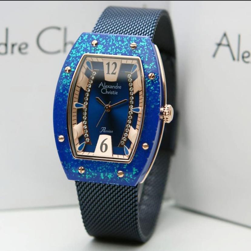 Alexandre CHRISTIE นาฬิกาข้อมือ ของแท้ 2856 Syahrini Sand RM