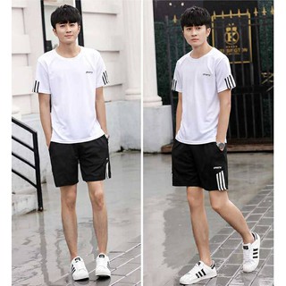 ชุดออกกำลังกาย W-set เสื้อผ้ากีฬา Exercise clothes เนื้อผ้าดีระบายอากาศ