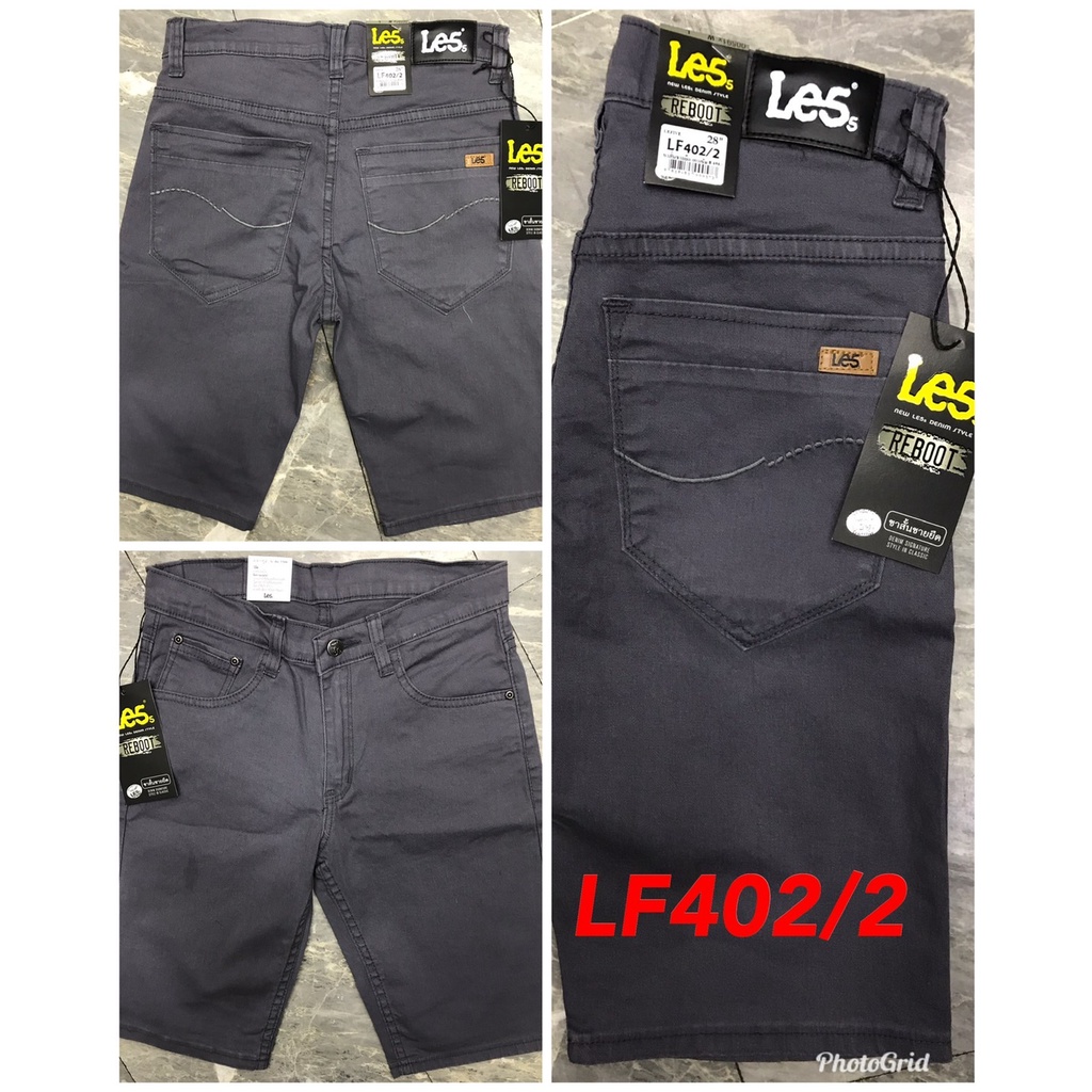 LF402 โค้ด BEL495EG ขั้นต่ำ 99 ลด 25 บาท Lee กางเกงยีนส์ผ้าสั้นผ้ายืด