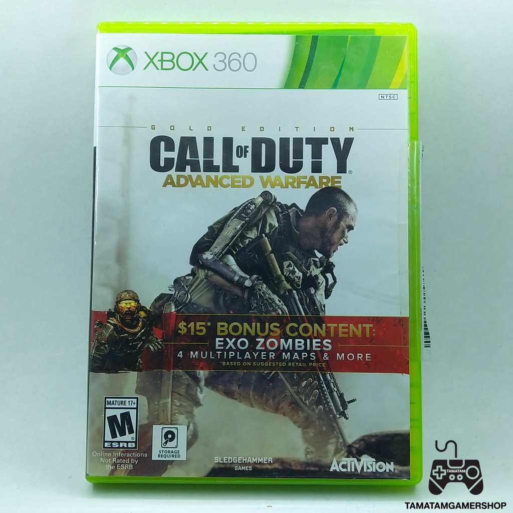 แผ่นแท้ Call of Duty Advanced Warfare xbox360 [NTSC]แผ่นเกมส์แท้xbox360 มือสอง สภาพสะสม เล่นได้2คน