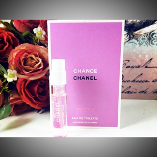 น้ำหอม ชาแนล Chanel CHANCE EAU VIVE 2 ml. EDT.ขนาดทดลอง หัวสเปร์ย ของแท้