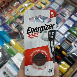 ถ่าน Energizer CR2025 Lithium 3V  แพคเดี่ยว จำนวน 1ก้อน ของใหม่ ของแท้บริษัท