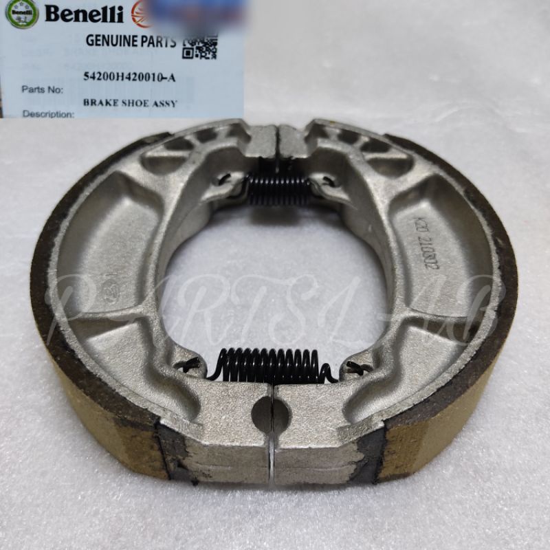 BENELLI VZ125i รองเท้าเบรกด้านหลัง MFORCE 54200H420010-เอ