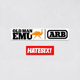 สติกเกอร์รูปลอก ลาย Old Man EMU ARB Suspension Hatesix สําหรับติดตกแต่ง