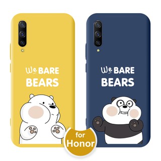 Bears คดี Huawei Y6S Y6 Y7 Pro 2019 Y5 Lite 2018 Y9S Nova 2 Lite Casing Honor 9 10 20 Lite 8A V30 Pro 30S X10 7C V20 8X Play Soft TPU Case