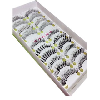 ขนตาปลอมทอมือ 10คู่ไม่เหมือนกัน MIX-9 พร้อมส่ง
