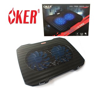 พัดลมระบายความร้อน โน๊คบุ๊ค COOLING PAD OKER 315