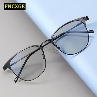 Fncxge แว่นตาสายตาสั้น เลนส์อัตโนมัติ มัลติโค้ด เปลี่ยนสีอัตโนมัติ ใต้แสงแดด ไร้ขอบ UV400 -0.5~-6.0 สําหรับผู้ชาย ผู้หญิง