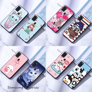 Samsung Galaxy A11 A21 A21S A31 A51 A71 เคสมือถือแบบซิลิโคน สำหรับ การ์ตูนสัตว์เลี้ยง