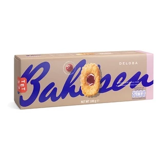 Bahlsen Deloba Redcurrant บาวเซ่น เดโลบา พายกรอบ ชิ้นกลม สอดไส้แยมเรดเคอแรนต์ 100 กรัม